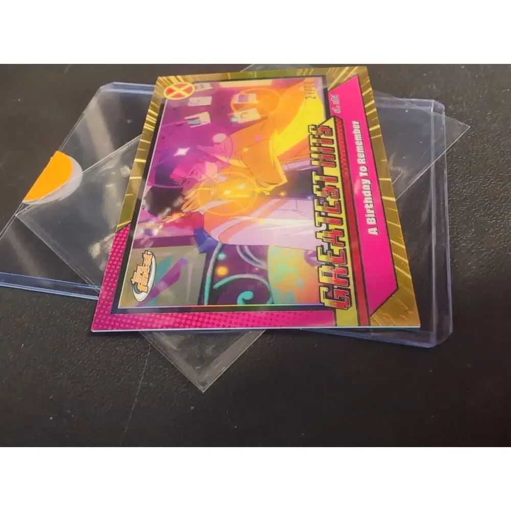 2025 Topps FINEST X-Men 97 Birthday Remember Greatest Hits Gold Refractor # /50